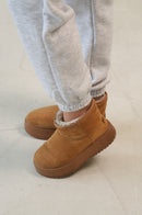 Kadın Gri Crop Sweatshirt Jogger Pantolon Takım