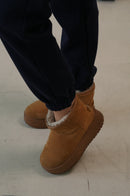 Kadın Lacivert Crop Sweatshirt Jogger Pantolon Takım