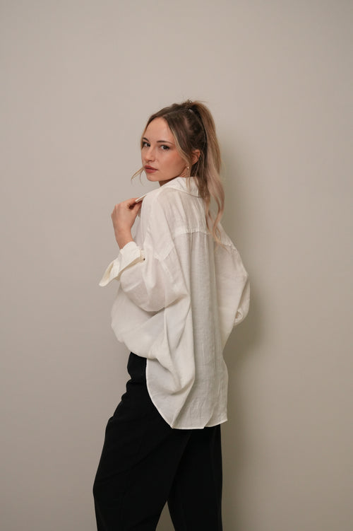 Oversize Düğmeli Gömlek