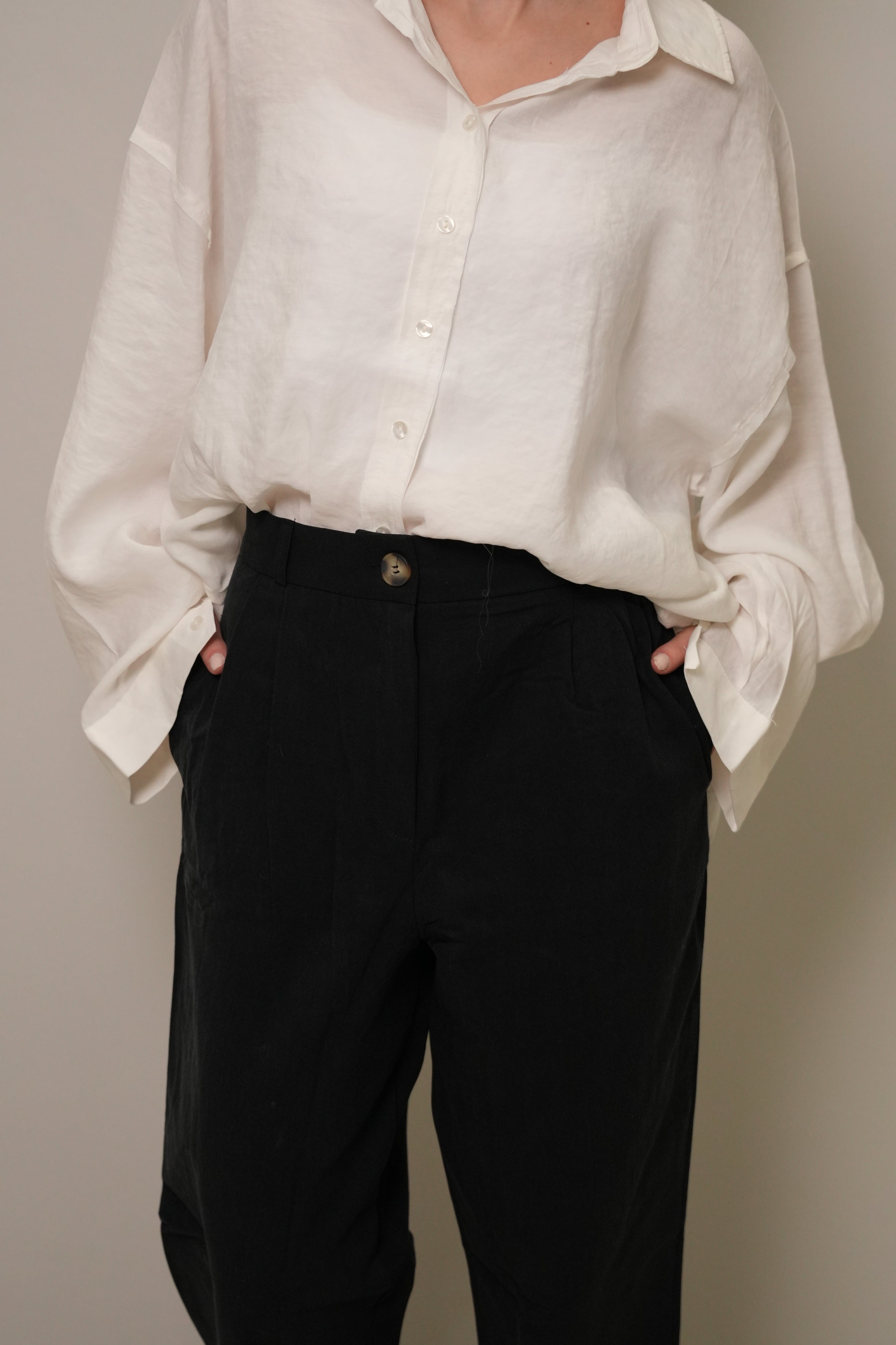 Yüksek Bel Klasik Pantolon